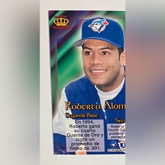 Roberto Alomar 1995 Pacific Crown Collection Prism# 148 - Picture 6 of 7